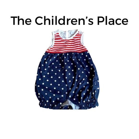 USA 4th of July Onesie Outfit 6-9mos - Picture 1 of 4